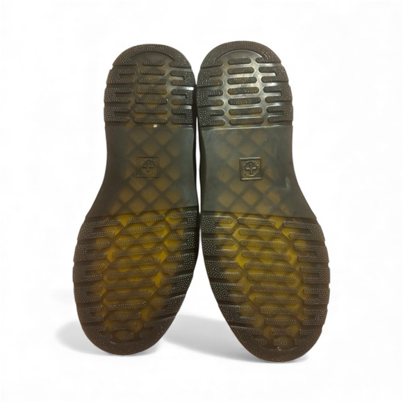 Black Patent Leather Airwair Lace-Up Boots - Picture 2 of 10